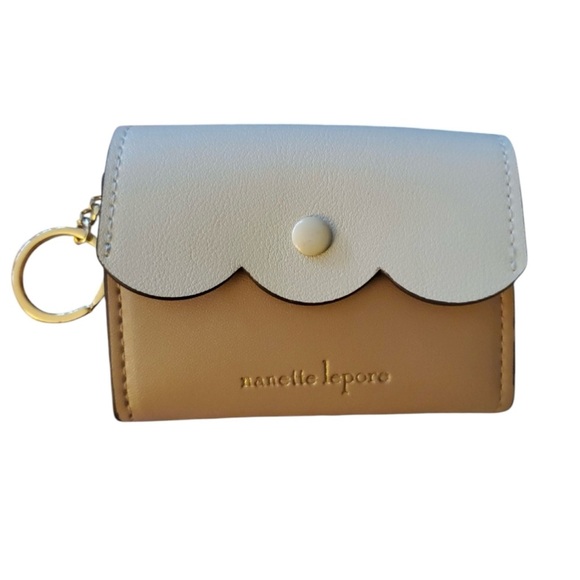 Nanette Lepore Accessories - Scalloped Card Wallet with Keyring Nanette Lepore